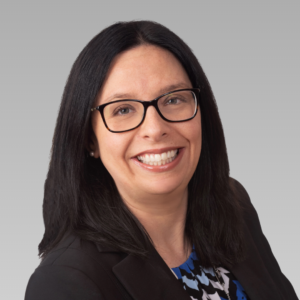 Headshot of Kimberly Skiba-Rokosky, family law shareholder at Shulman Rogers, wearing a professional blouse and smiling against a neutral background.