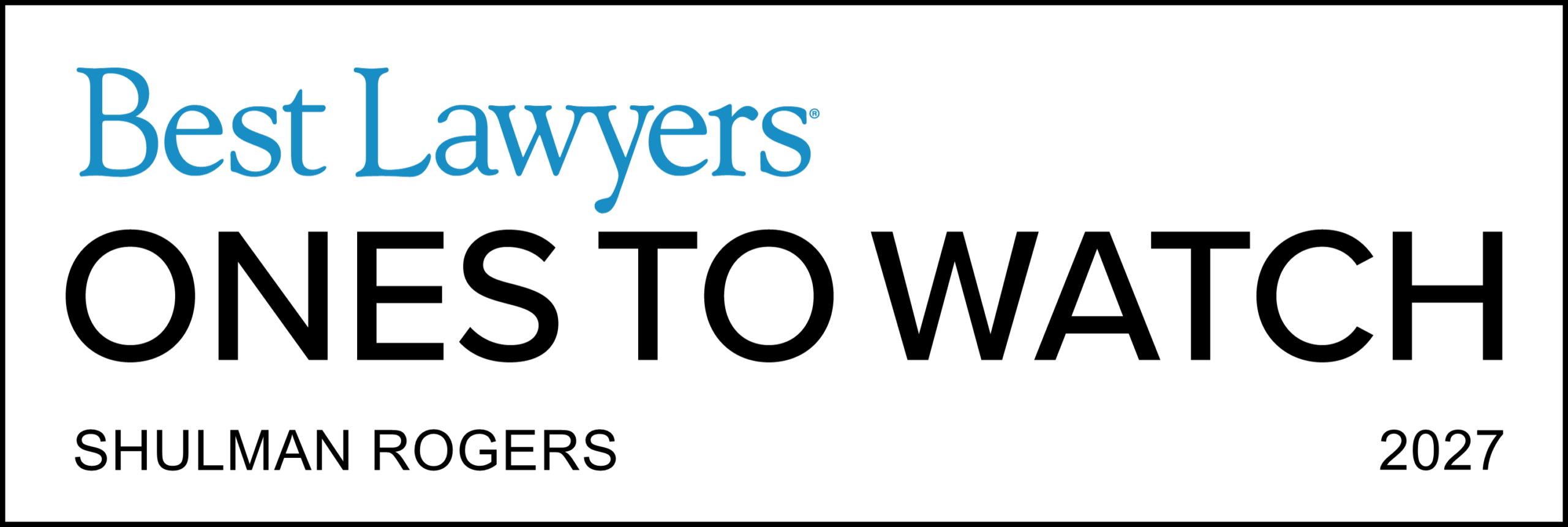 Best Lawyers: Ones to Watch 2027
